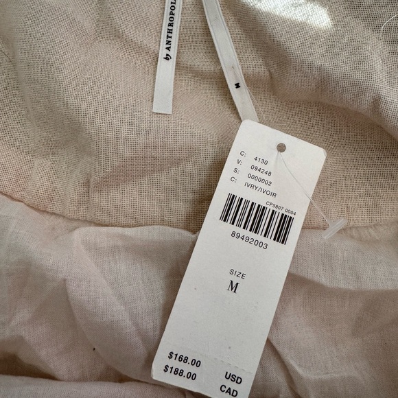 Anthropologie Embroidered Pintuck Mini Dress Medium - Picture 10 of 12